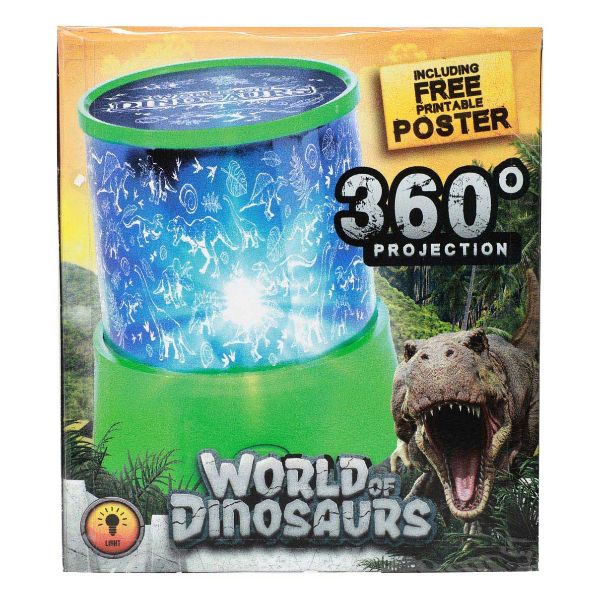 World of dinosaurs projectielamp dino
