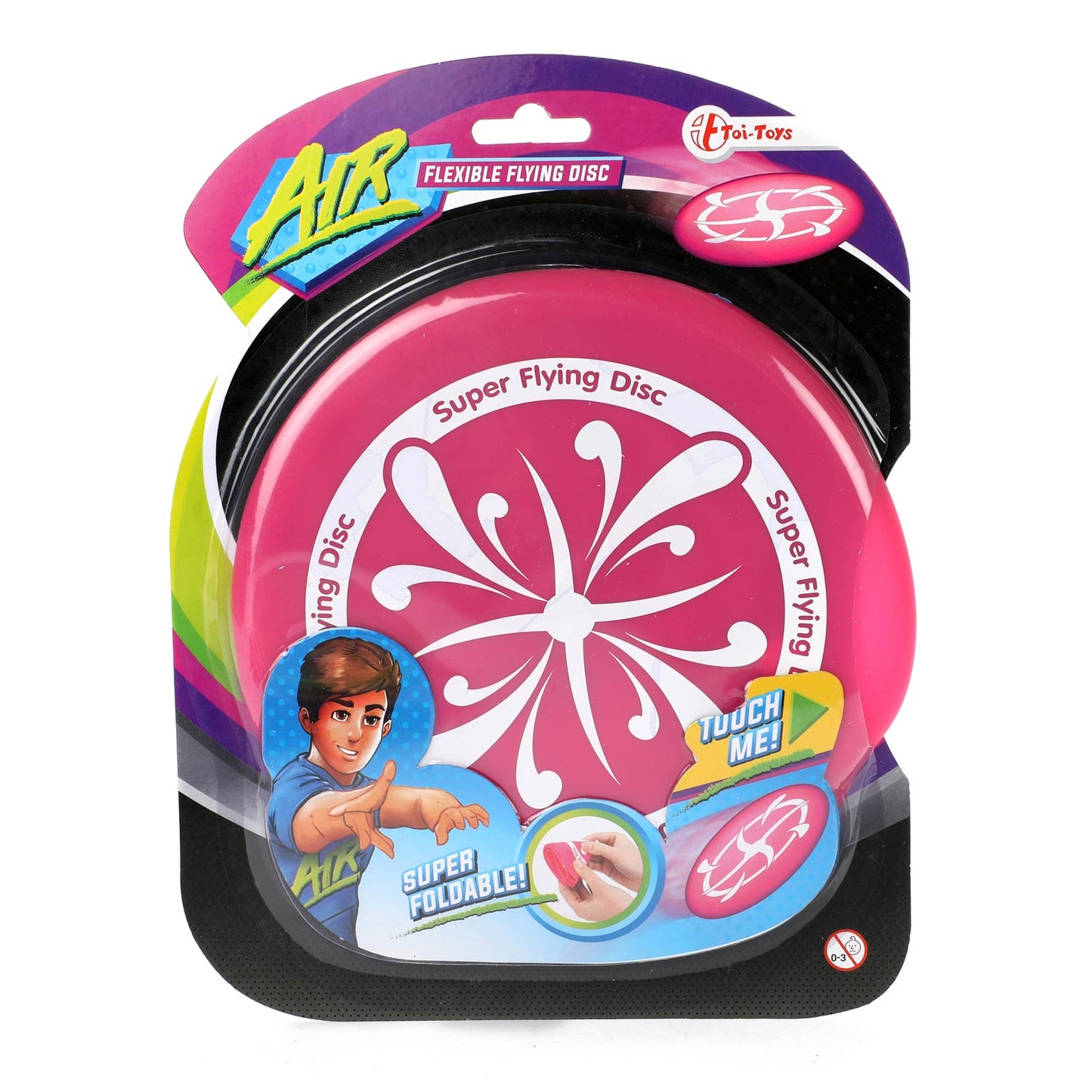 Toi-toys toi toys air rubberen frisbee ø17cm