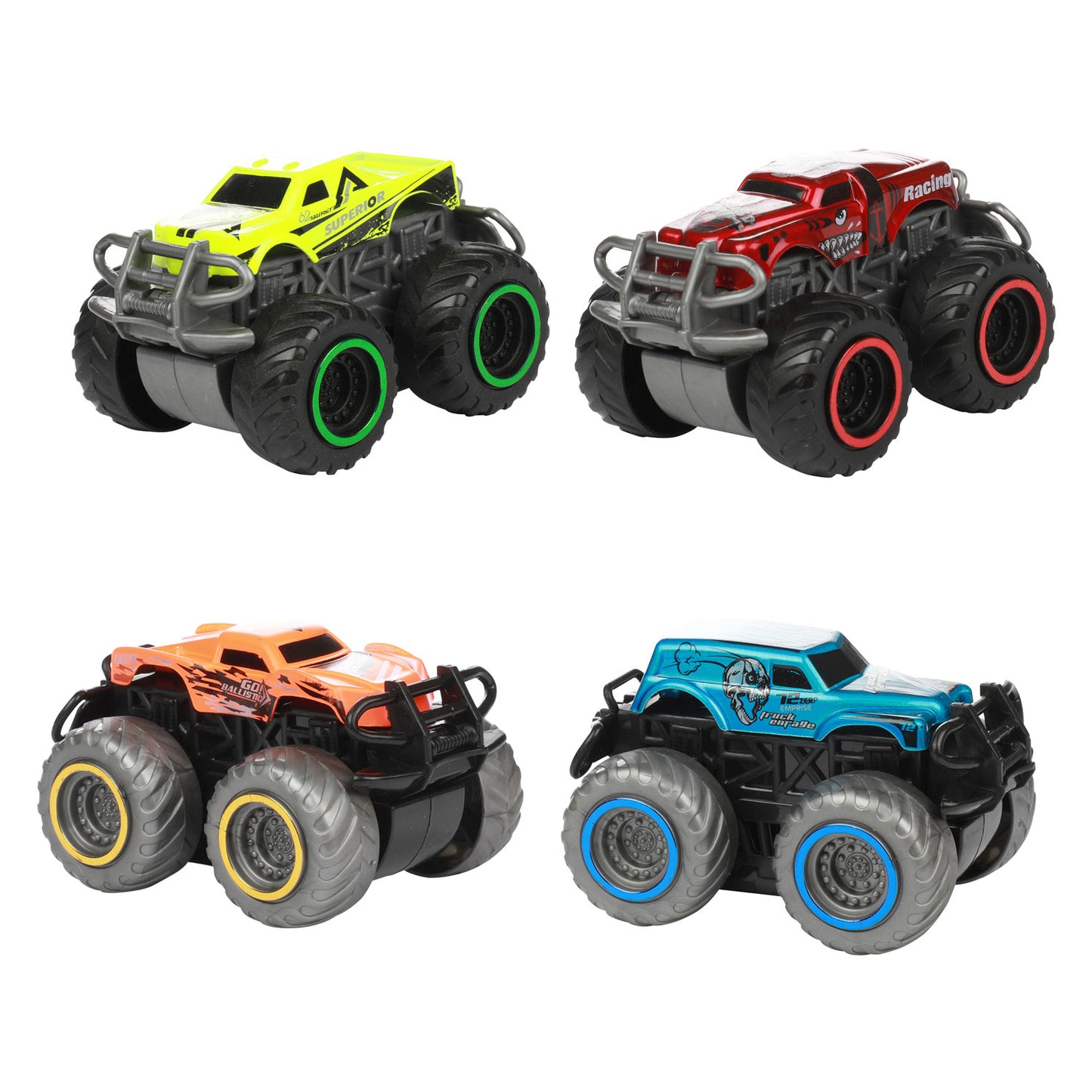 Toi-toys vehicool monster trucks met afschieter