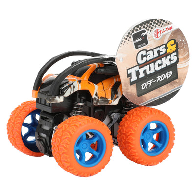 Toi-toys cars trucks frictie monster truck flip over