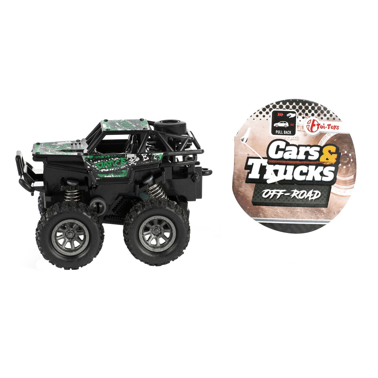 Vehicool cars trucks pull-back monster truck 4x4