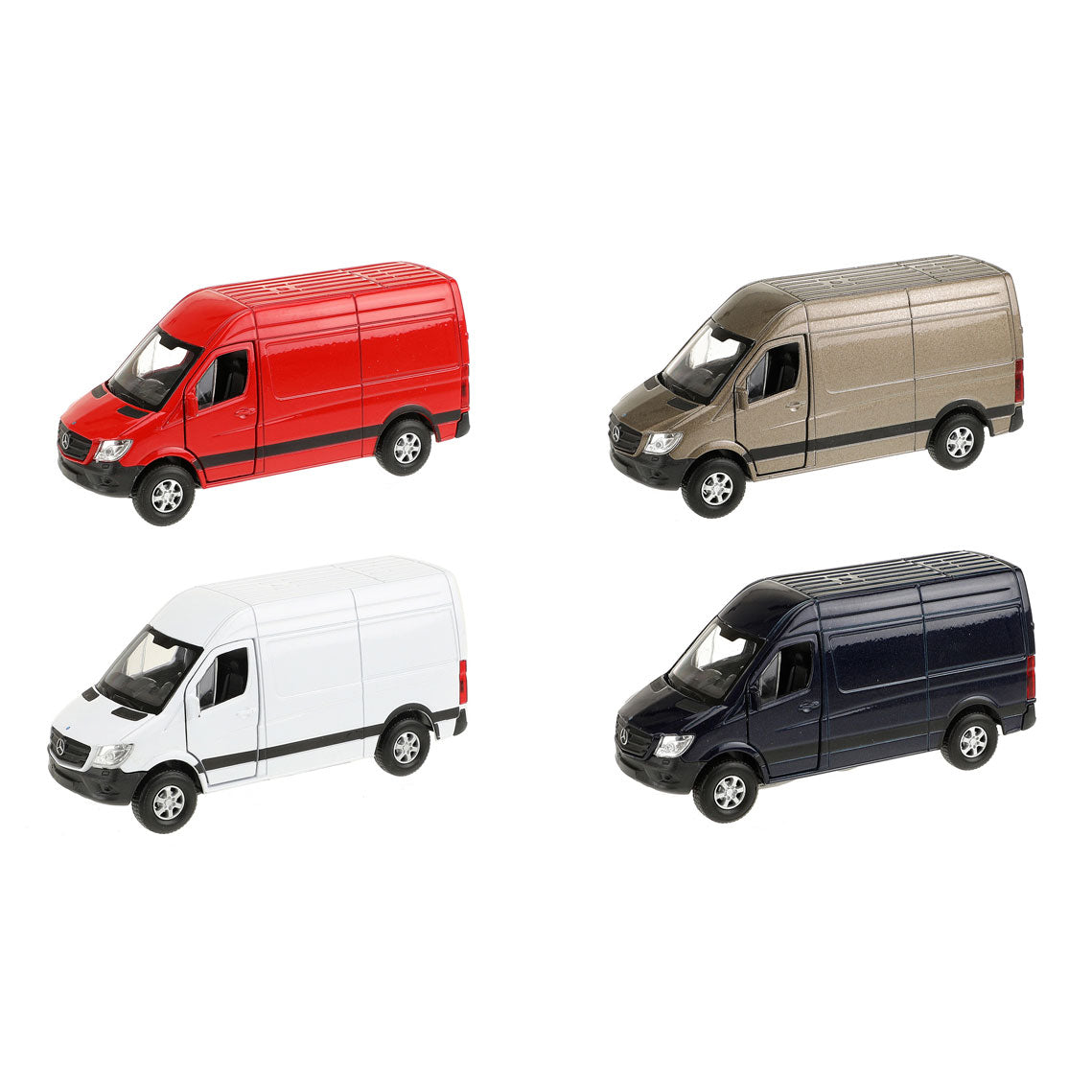 Toi-Toys Welly Mercede-Benz Sprinter Panel Bus Modelauto