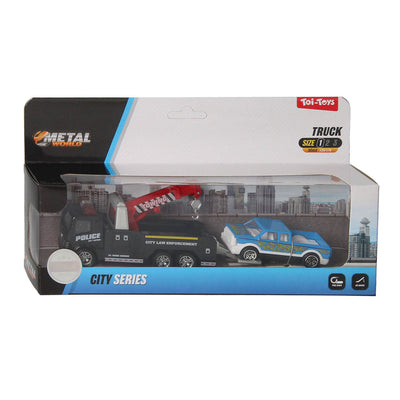 Toi-toys metal frictie werkvoertuig, 2dlg.