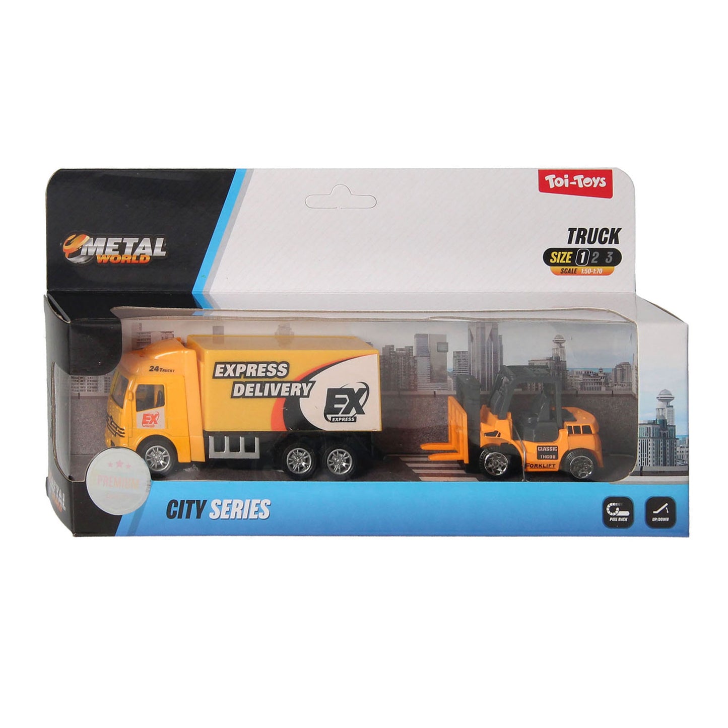 Toi-toys toi toys die-cast sleepwagen met auto