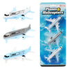 Toi-toys vehicool airbus vliegtuigen - 3st.