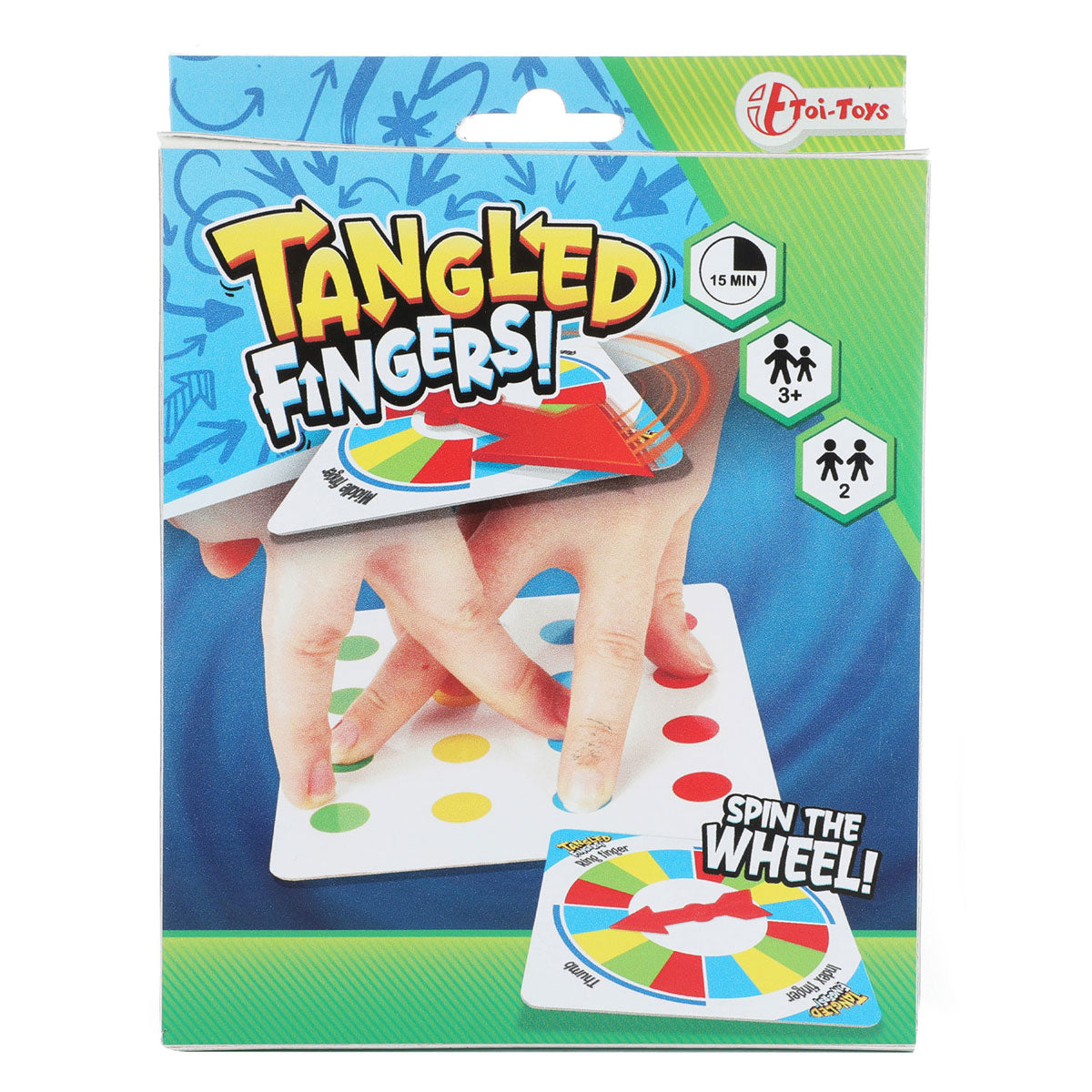 Toi-toys kinderspel verstrengelde vingers