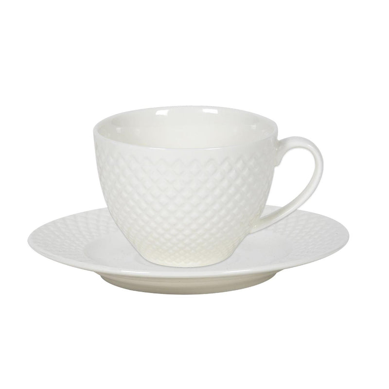 Kop en schotelset diamond 220ml doos a 6