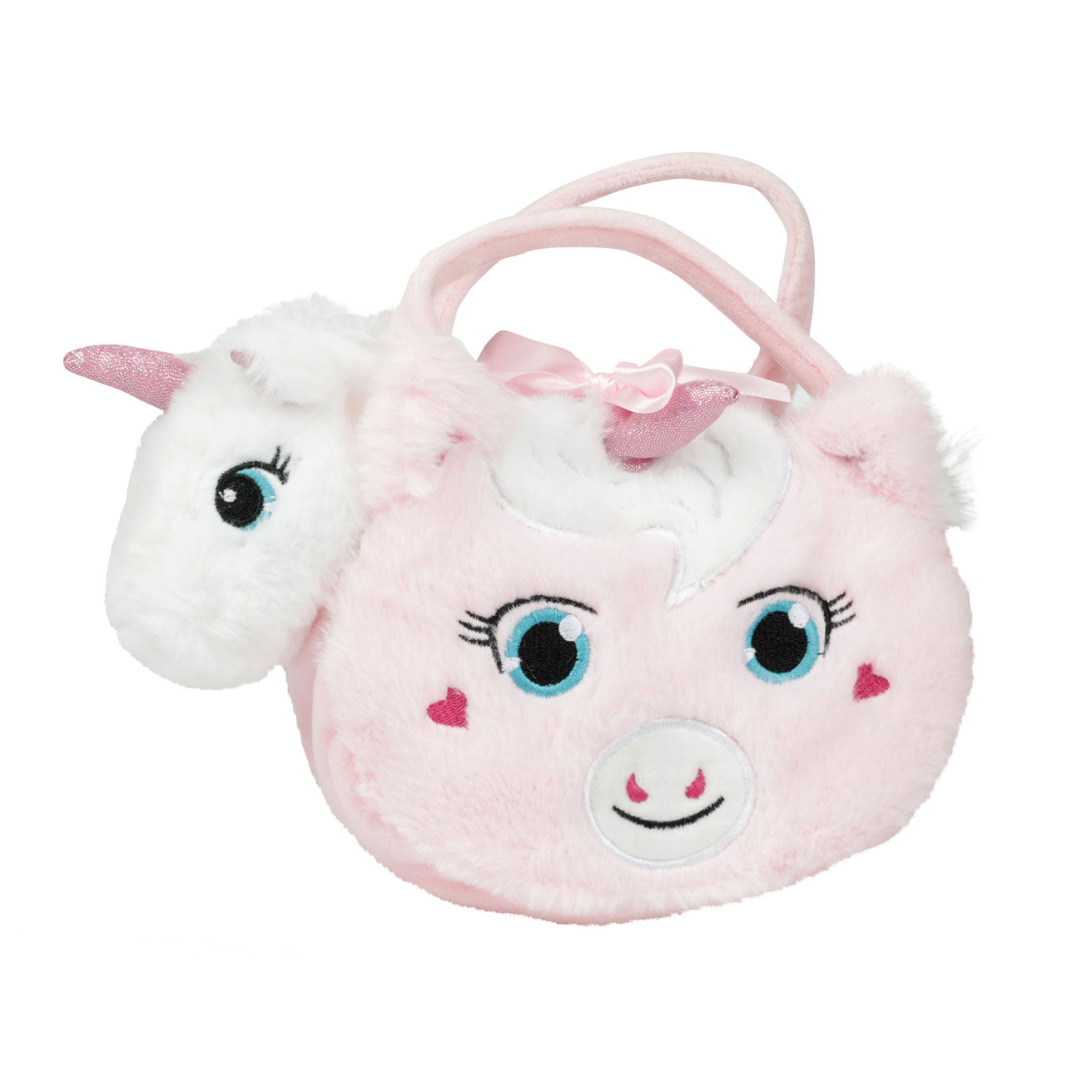 Toi-toys toi toys dream horse pluche eenhoorn in eenhoorntas 10x27x25cm