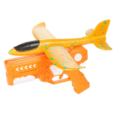 Toi-toys air foam vliegtuig met afschietpistool, 24cm
