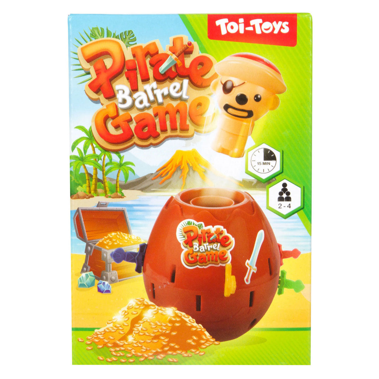 Toi-toys toi toys games minispel prik de piraat ton met zwaarden