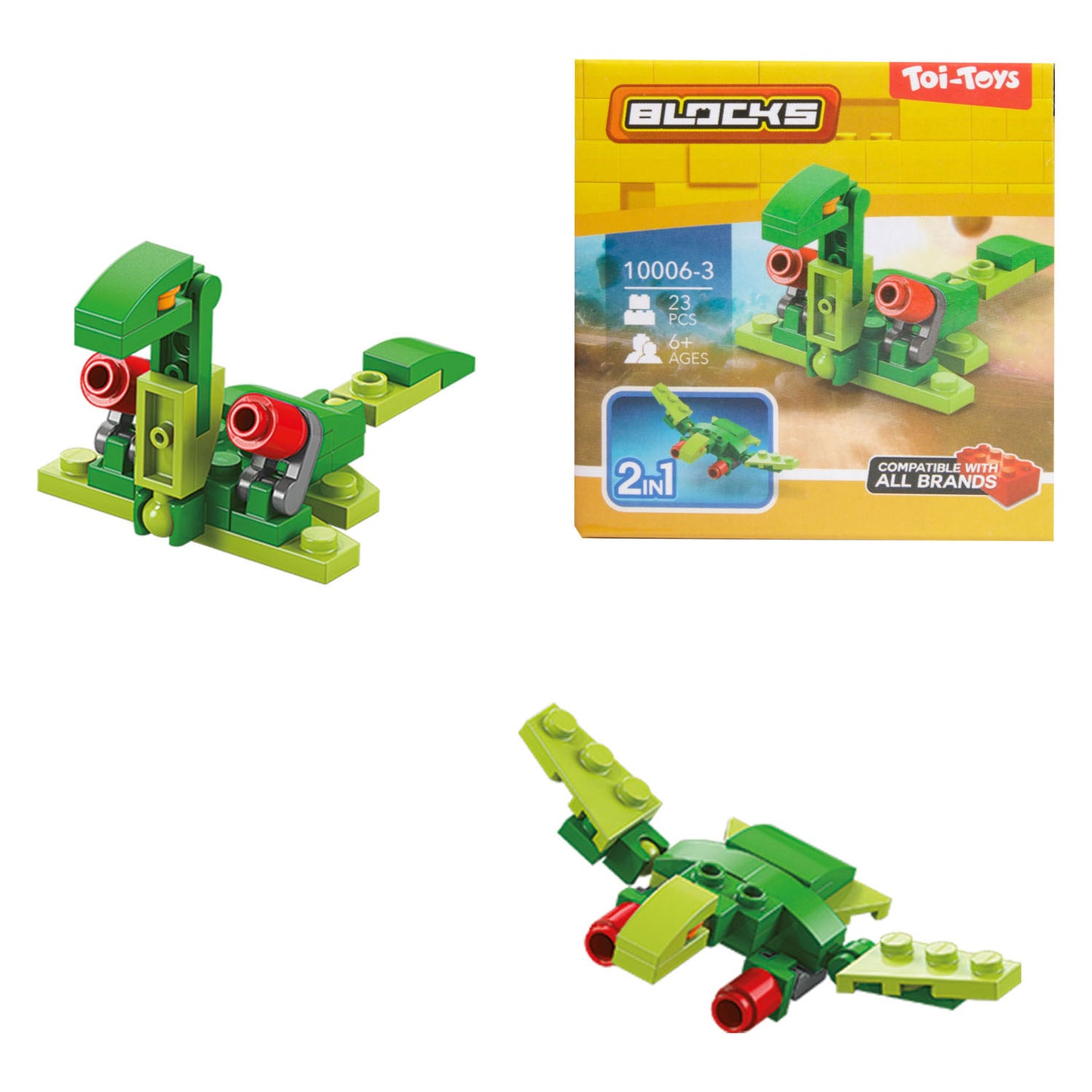 Toi-toys blocks bouwstenen robot