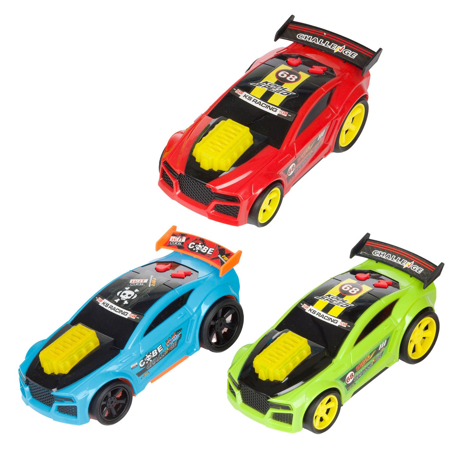 Vehicool rally auto met licht en geluid