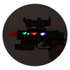 Toi-toys alfafox militair pistool met demper + zaklamp + licht en geluid