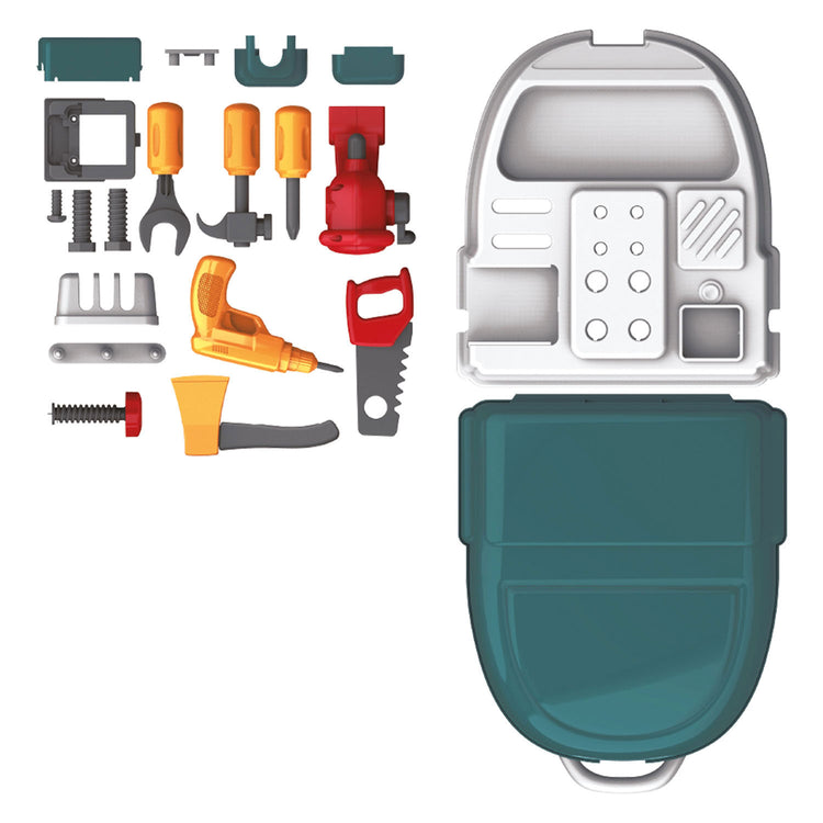 Toi-toys power tools gereedschapsset in rugzak