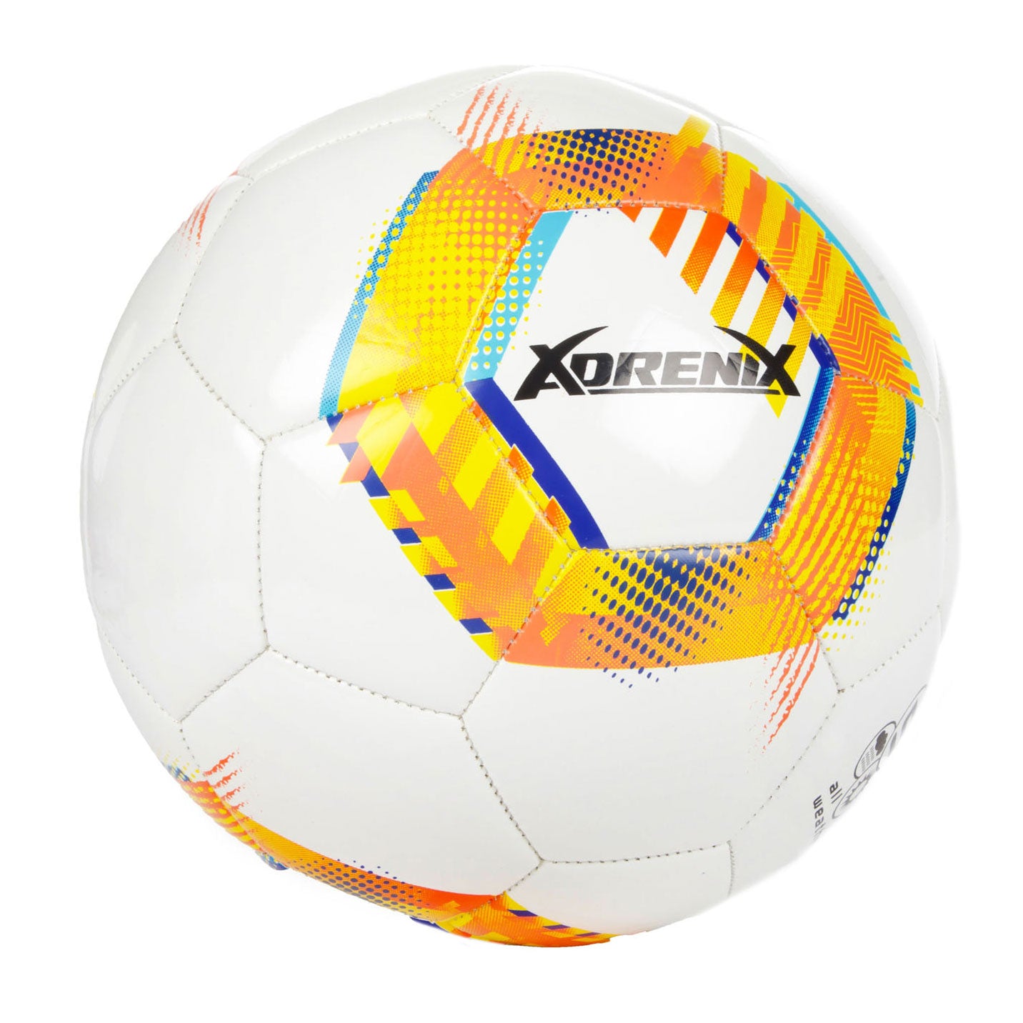 Adrenix voetbal hybrid tech 23cm - kleurrijke voetbal kunstleder.