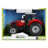 Toi-toys tractor met frictie rood, 19cm - afbeelding 2