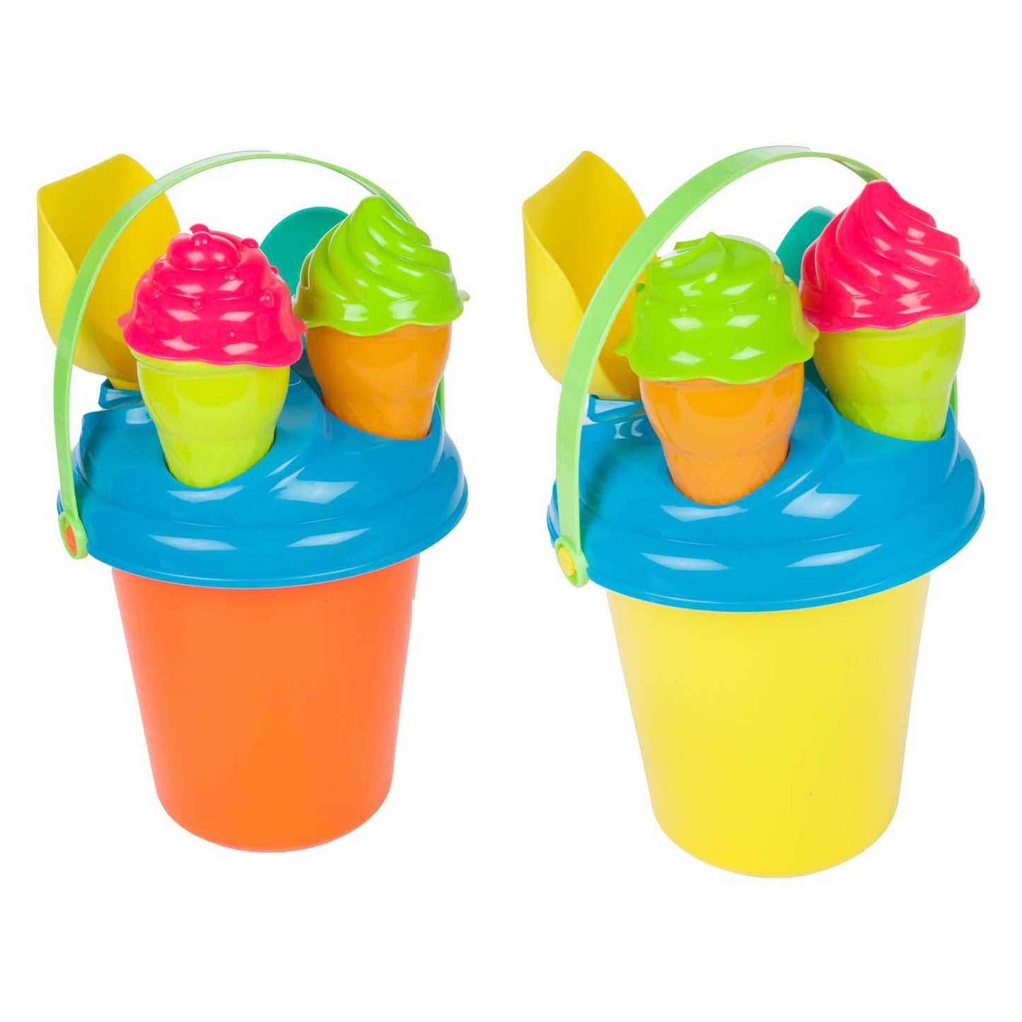 Toi-toys play out strandset emmer en ijsvormen, 8dlg.