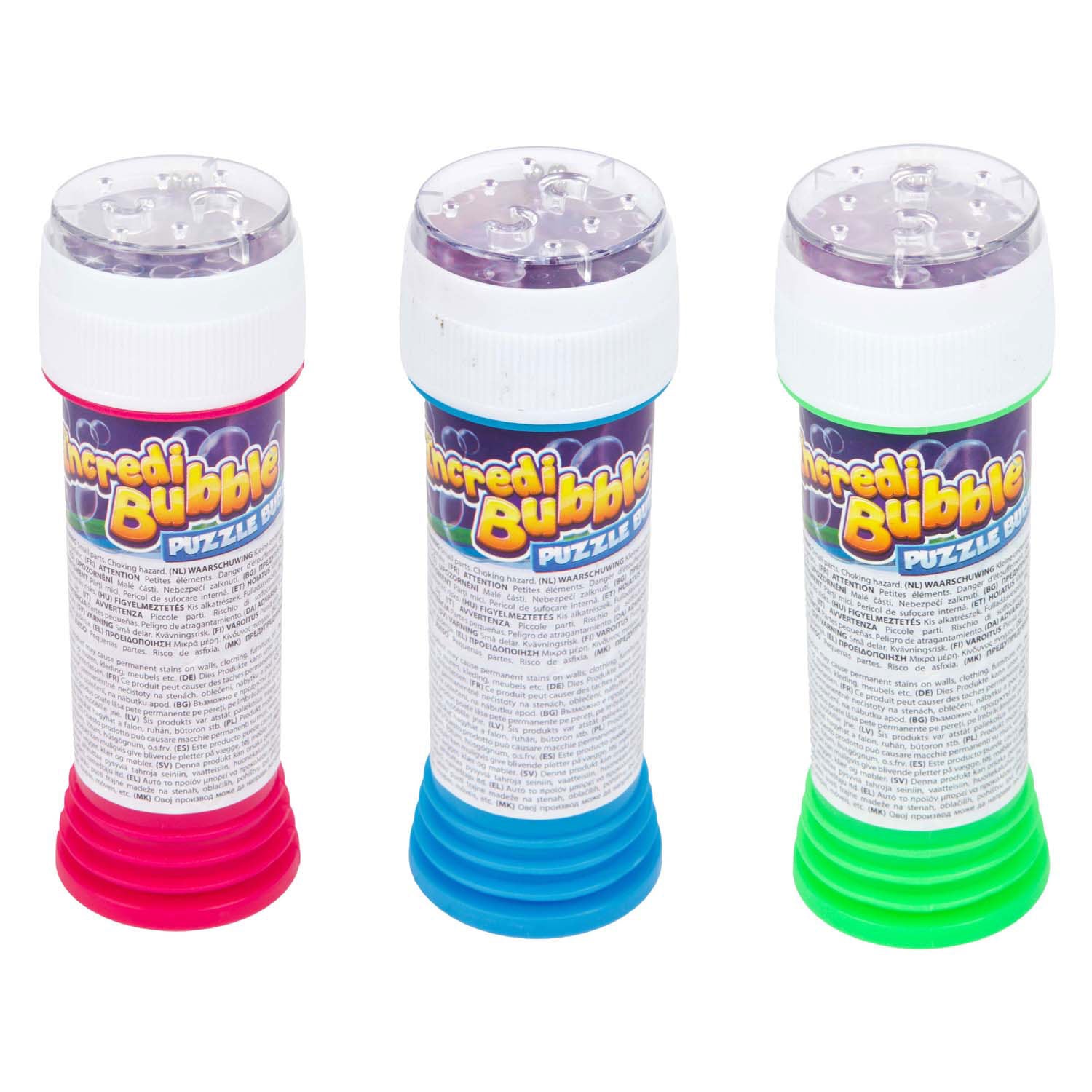 Toi-toys incredibubble bellenblaas met geduldspel, 3st.