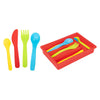Toi-toys home food bestekset met bak, 16dlg.