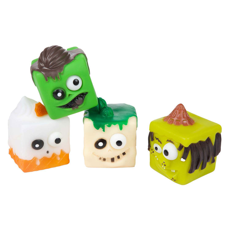 Toi-toys fun knijpkubusmonster puiloog, 5cm