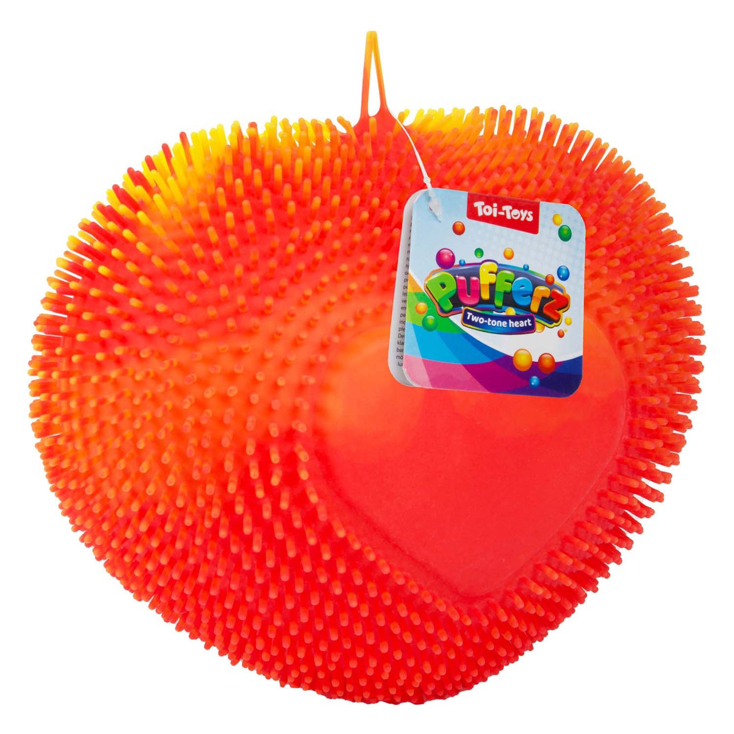 Toi-toys pufferz pufferbal twotone hart 19cm 200gr 3 assorti