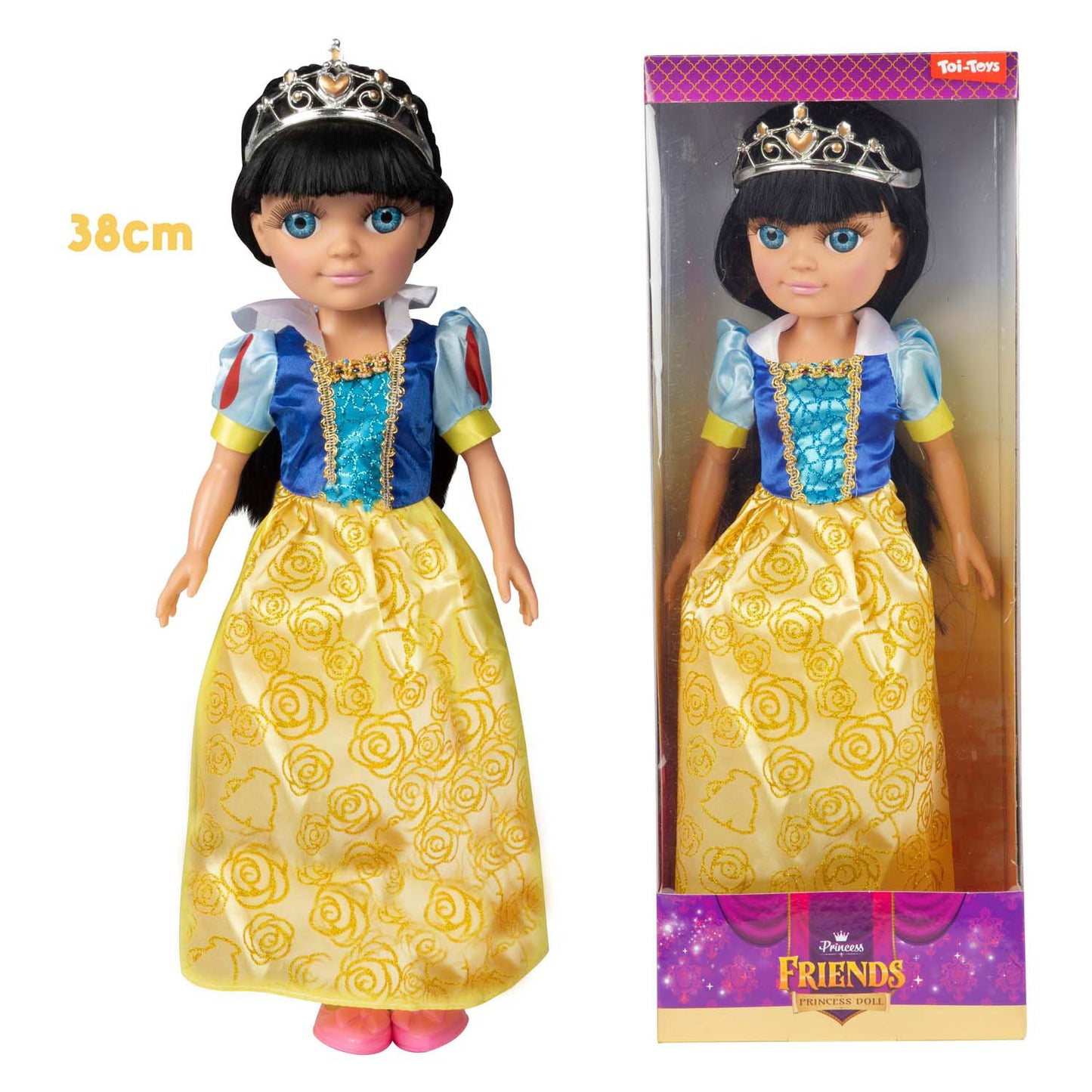 Toi-toys toi toys princess friends pop sprookjesprinses 38cm