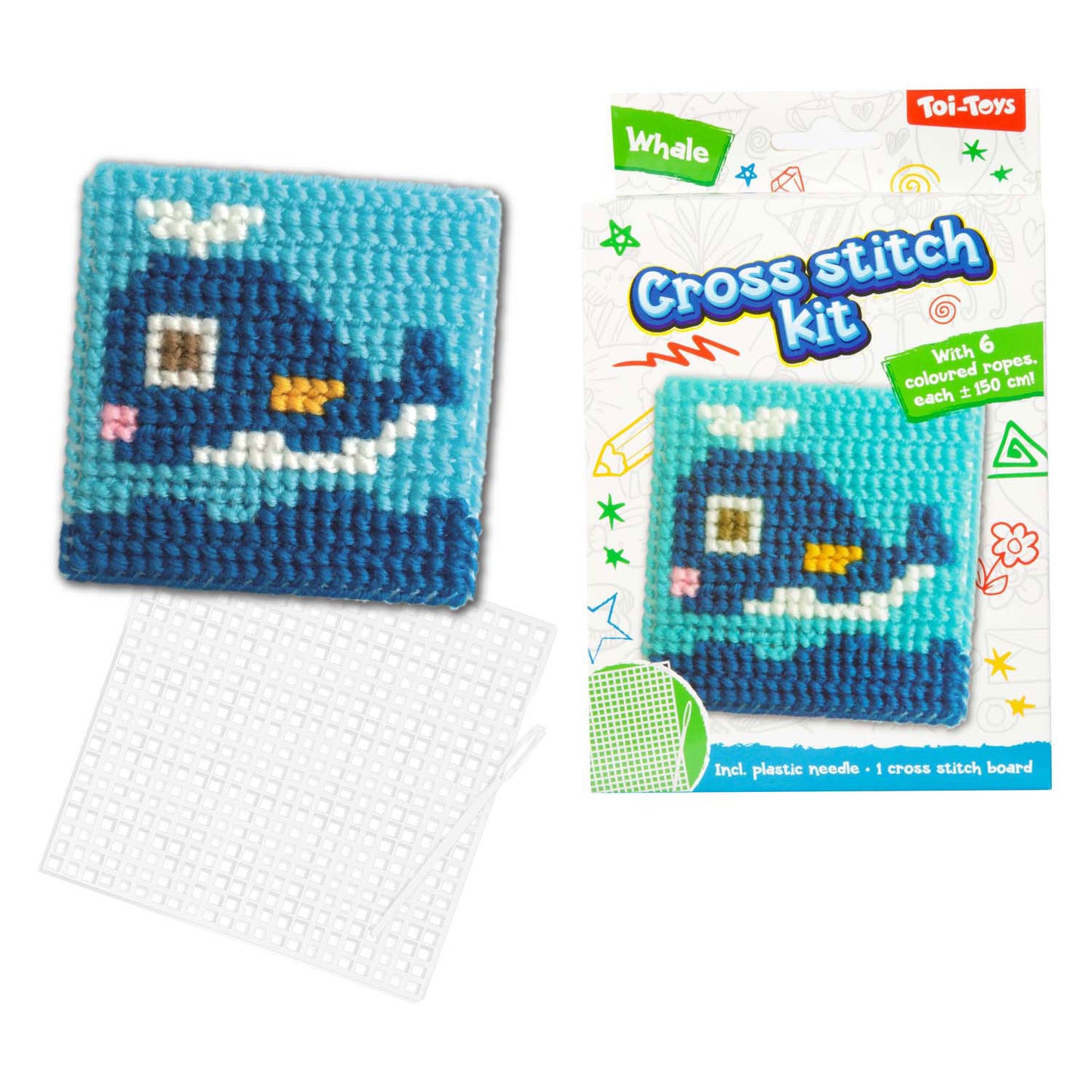 Toi-toys toi toys borduurset kruissteek