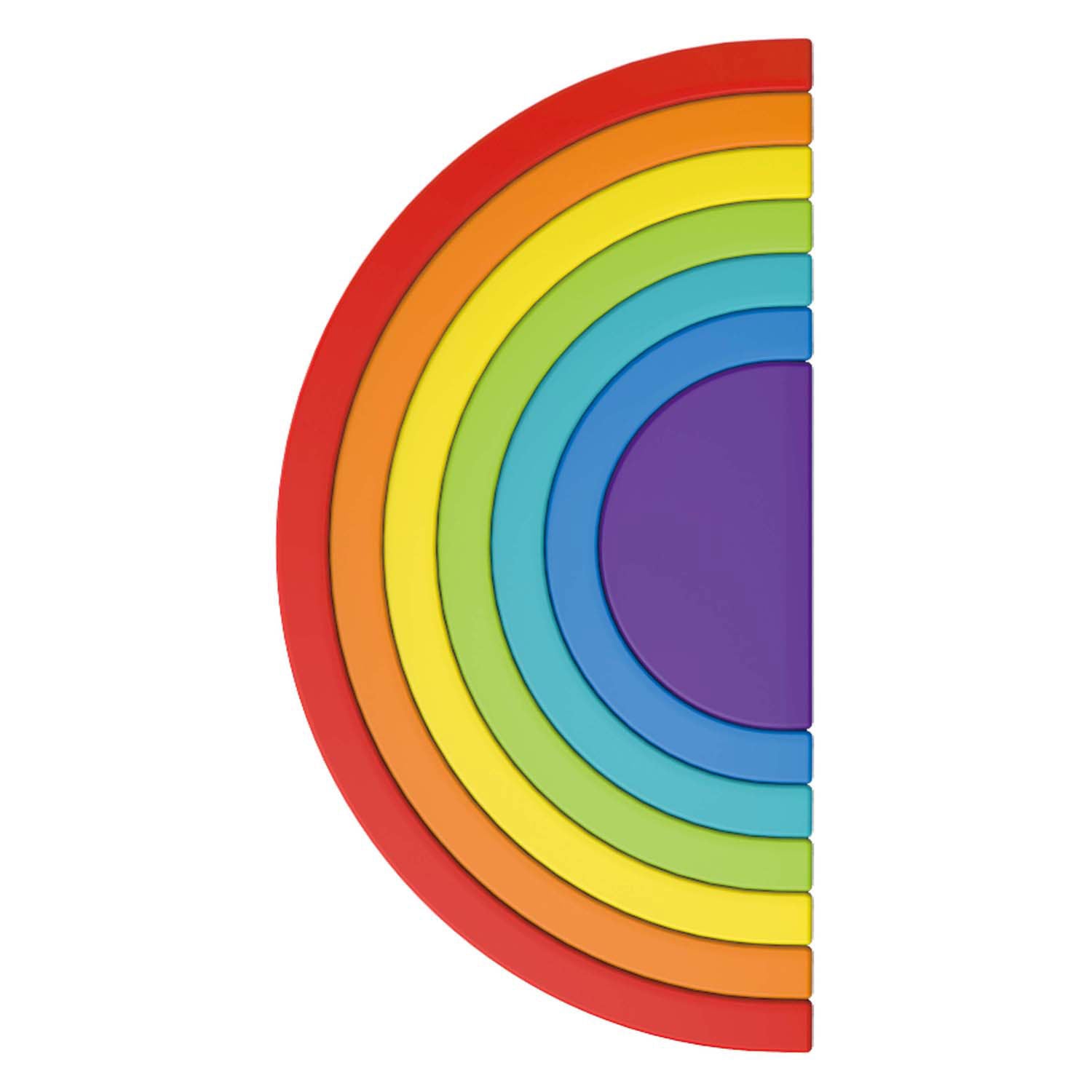 Toi-toys little stars baby stapeltoren regenboog, 7dlg.