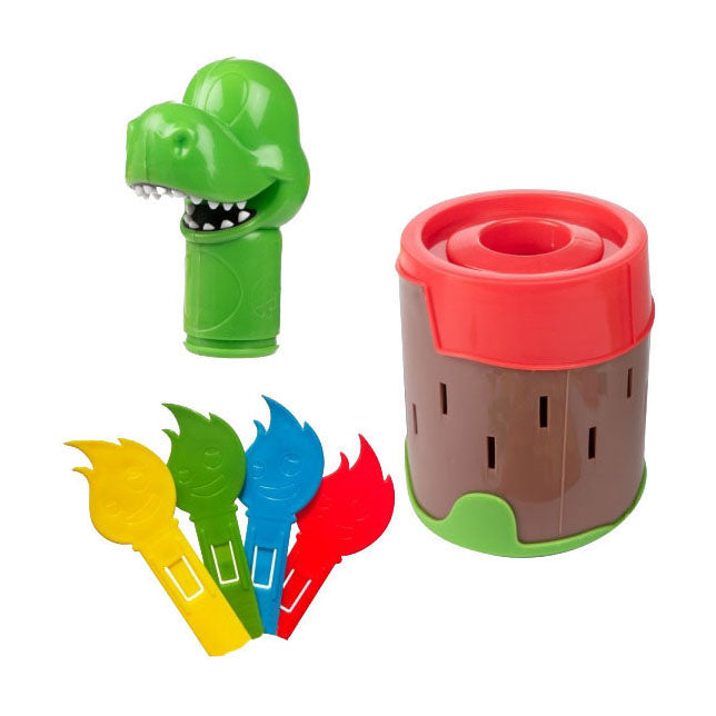 Toi-toys spel prik de dino vulkaan met 16x vlammen