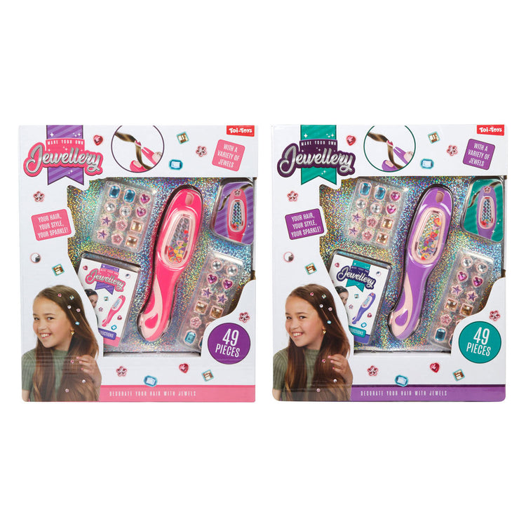 Toi-toys set haar versieren met juwelen - 49dlg.