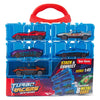 Toi-toys turbo racers opbergkoffer inclusief 8 metalen autos - 1:45