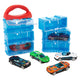 Turbo racers opbergkoffer inclusief 8 metalen autos - 1:45