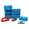 Toi-toys turbo racers opbergkoffer inclusief 8 metalen autos - 1:45