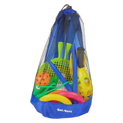 Toi-toys buitenspeelgoed set in bewaartas - 15dlg.