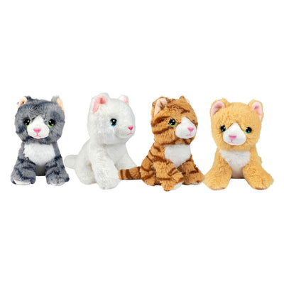Toi-toys pluchen knuffelkat - 15cm