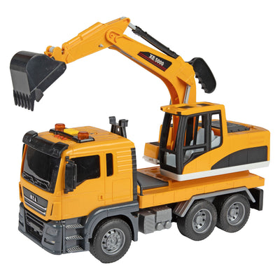 Toi-toys vehicool graafmachine met licht en geluid - 25cm