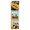 Toi-toys vehicool graafmachine met licht en geluid - 25cm