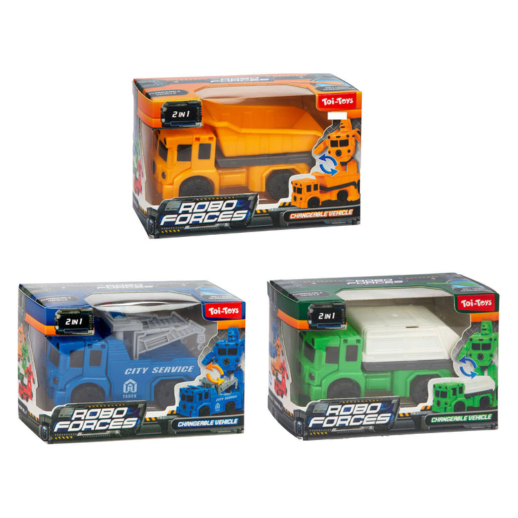 Toi-toys roboforces mini truck - 2in1