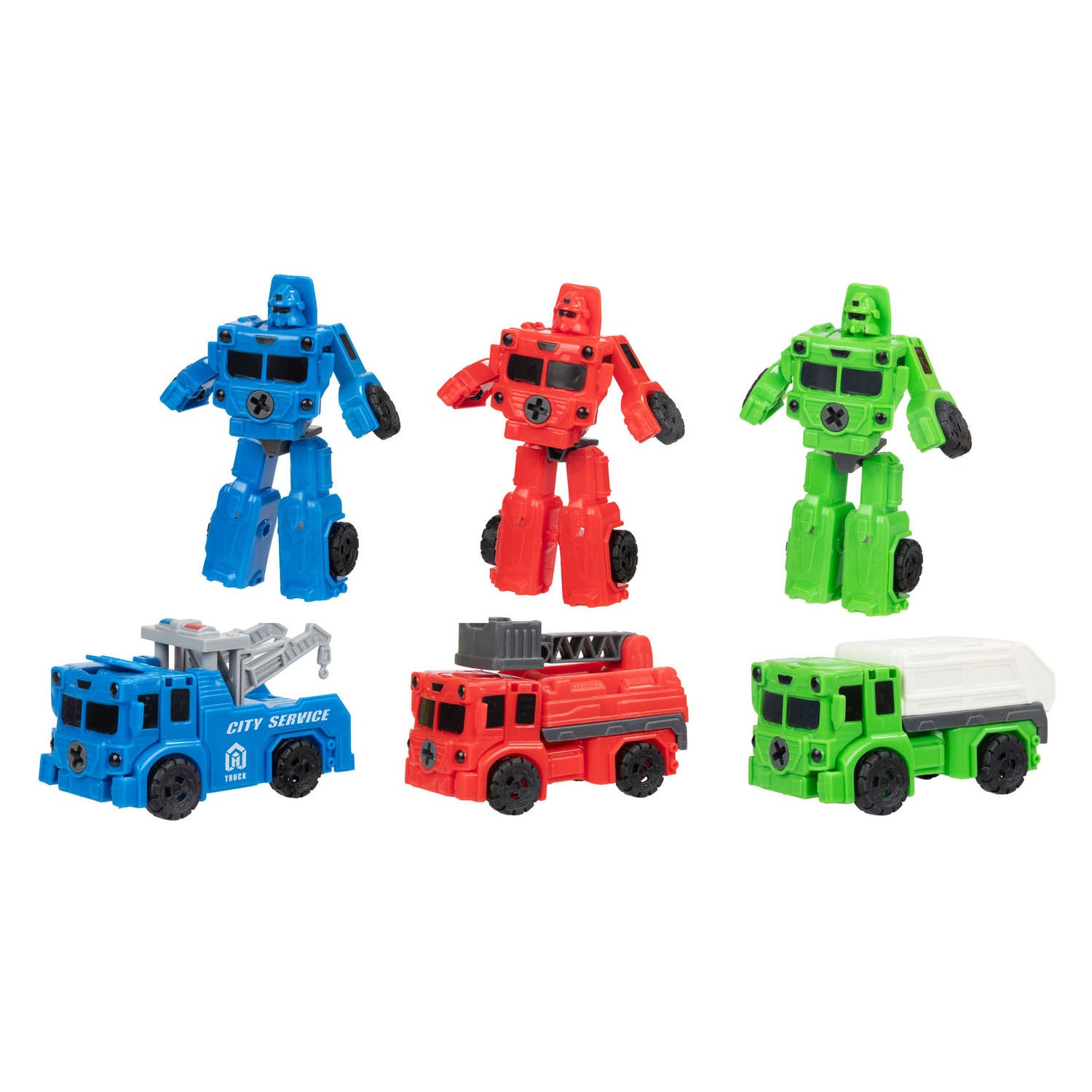 Toi-toys roboforces mini truck - 2in1