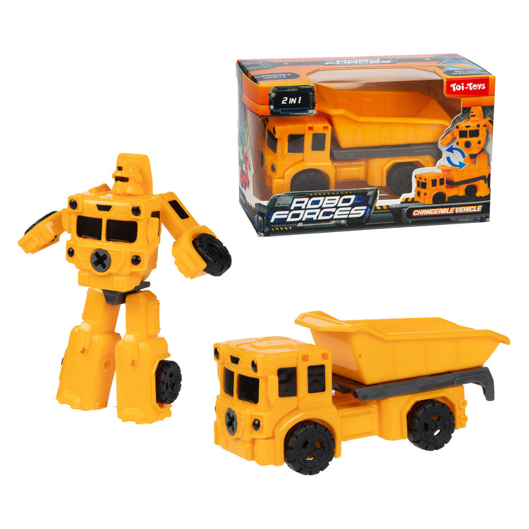 Toi-toys roboforces mini truck - 2in1