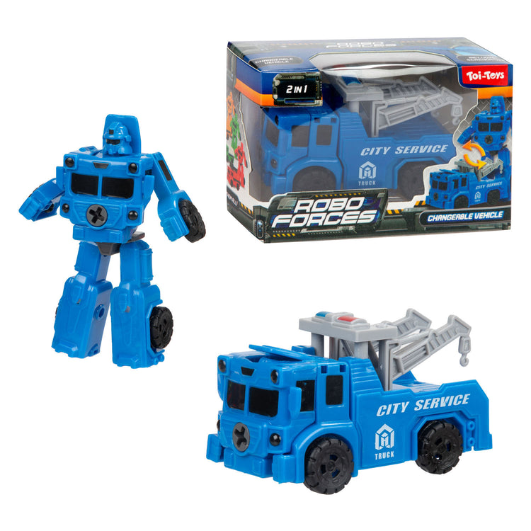 Toi-toys roboforces mini truck - 2in1