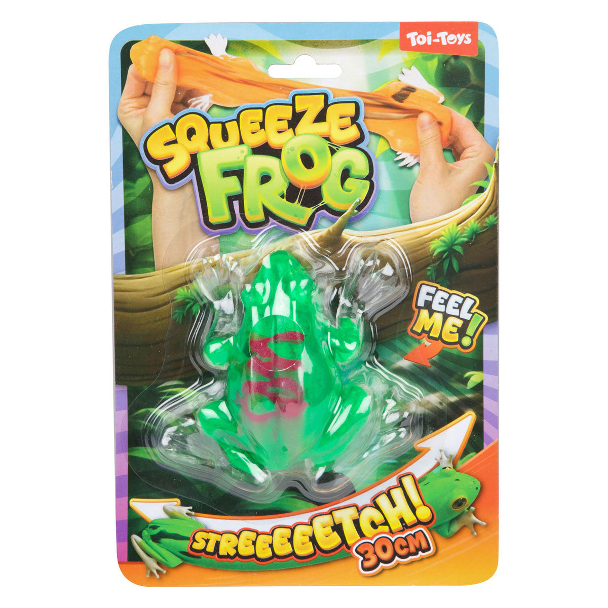 Toi-toys kneedkikker rekbaar tot 30cm