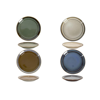 Ontbijtbord mistral rand doos a 8 stuks ø20x2,5cm