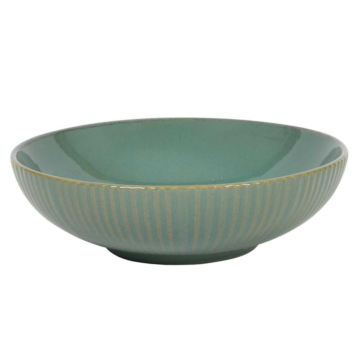 Diep bord lines ocean blauw groen ø18cm