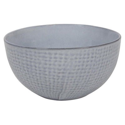 Schaal woven textiel grijs ø15x7,5cm