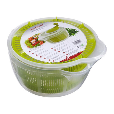 Westmark slacentrifuge, inhoud: 5 l, ø 26 cm, kunststof, bpa-vrij, fortuna, kleur: doorzichtig groen, 2432224a