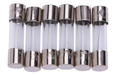 Dresselhaus glazen zekering glass fuses 5x20mm for car radio 5a 6 piece