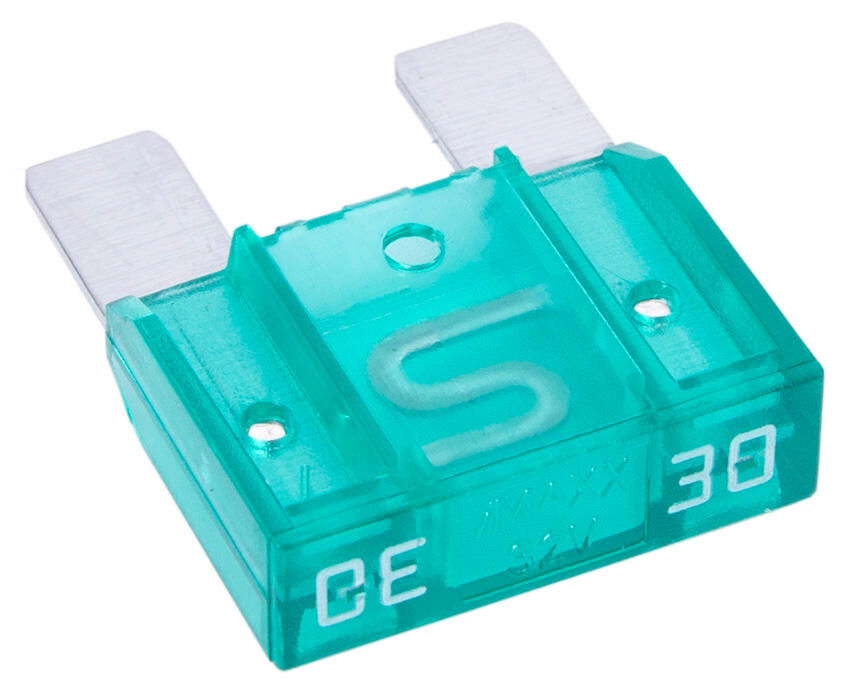 Dresselhaus zekering bananenstekker maxi flat fuse maxi 30a 1 piece light green