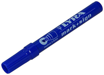 Lyra 1010970 - onuitwisb.stift schuin blauw 111 | 10 stuks