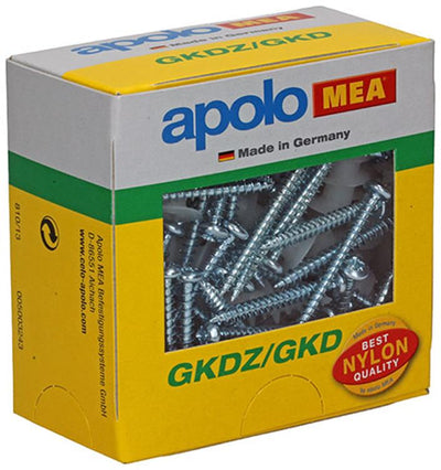 Celo 1008008 - gipsplaatpluggen met schroef nylon 9gkdpz 50 stuks | 2 stuks